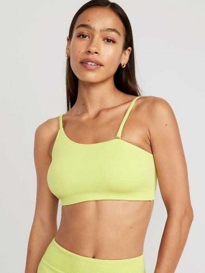 Maillots De Bain Old Navy Pucker Convertible Bandeau Bikini Swim Top Femme Vert | 236-IMTRQZ
