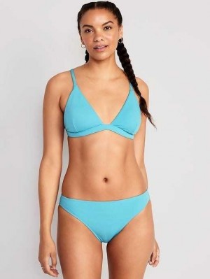 Maillots De Bain Old Navy Pucker Triangle Bikini Swim Top Femme Raindrop | 973-YFRGDU