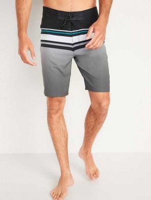 Maillots De Bain Old Navy Rayé Built-In Flex Board Shorts Homme Grise Stripes | 053-FPCIBS
