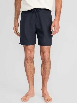 Maillots De Bain Old Navy Solid Board Shorts Homme Bleu Marine | 768-ESDCYN