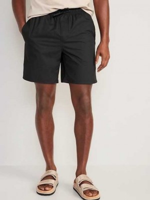 Maillots De Bain Old Navy Solid Swim Trunks Homme Noir | 973-CPYEHR
