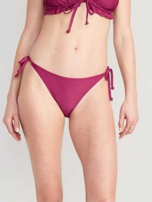 Maillots De Bain Old Navy String Bikini Swim Bottoms Femme Boysenberry Juice | 915-AVJPIW