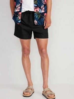 Maillots De Bain Old Navy Swim Trunks Homme Noir | 823-LZUCOQ