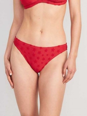 Maillots De Bain Old Navy Terry Classiche Bikini Swim Bottoms Femme Rouge | 164-YXBWTM