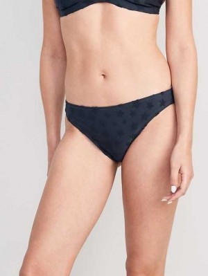Maillots De Bain Old Navy Terry Classiche Bikini Swim Bottoms Femme Bleu | 874-XOALWN