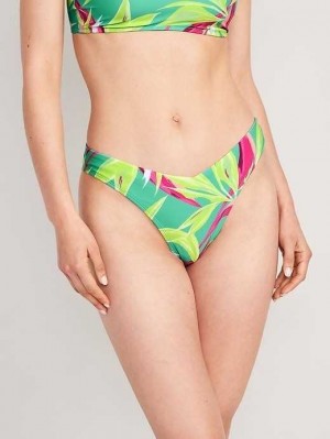 Maillots De Bain Old Navy V-Front French-Cut Bikini Swim Bottoms Femme Turquoise | 094-SUHPJW