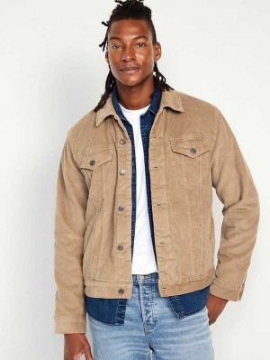 Manteaux Old Navy Sherpa-Doublée Corduroy Jacket Homme Sliced Bread | 643-IHFLDA