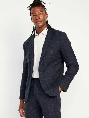 Manteaux Old Navy Soft-Brushed Blazer Homme Bleu Marine | 658-HNBWZF