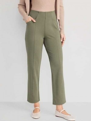 Pantalon Old Navy Extra High-Waisted Stevie Droit Taper Ankle Pants Femme Grise | 754-IBLCZH