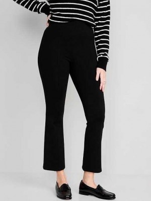 Pantalon Old Navy Extra High-Waisted Stevie Crop Kick Flare Pants Femme Blackjack | 645-WUNHFE