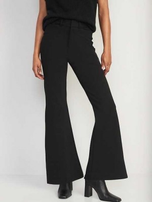 Pantalon Old Navy Extra High-Waisted Stevie Trouser Flare Pants Femme Blackjack | 572-WNEHBO