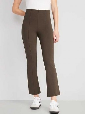 Pantalon Old Navy Extra High-Waisted Stevie Crop Kick Flare Pants Femme Marron Foncé | 410-QMKSGR