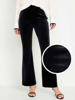 Pantalon Old Navy High-Waisted Velvet Flare Pants Femme Blackjack | 781-VIUWYR