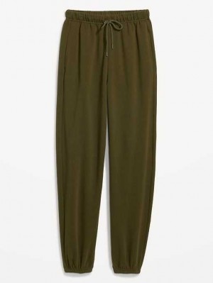 Pantalon Survêtement Old Navy Extra High-Waisted Jogger Sweatpants Femme Conifer | 052-TPBAKV