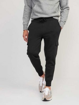 Pantalons Old Navy Cargo Jogger Sweatpants Homme Noir | 061-VUWKFL