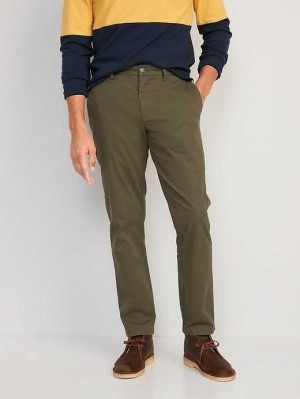 Pantalons Old Navy Droit Built-In Flex Rotation Chino Pants Homme Vert | 372-EJLMCK