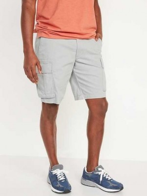 Pantalons Old Navy Droit Lived-In Cargo Shorts Homme Grise | 375-ZIDCYS