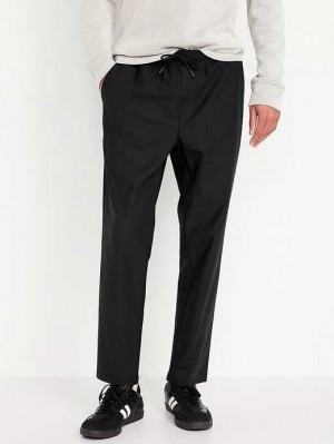 Pantalons Old Navy Droit Taper Tech Hybride Pants Homme Noir | 715-ZCKLER