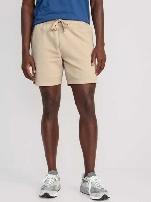 Pantalons Old Navy Garment-Washed Fleece Sweat Shorts Homme Grise | 754-SNPFUZ