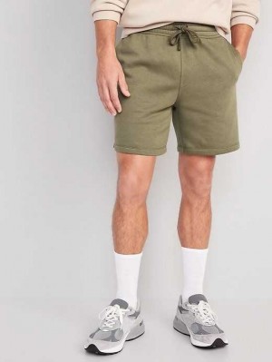 Pantalons Old Navy Garment-Washed Fleece Sweat Shorts Homme Grise | 250-SUYPDH