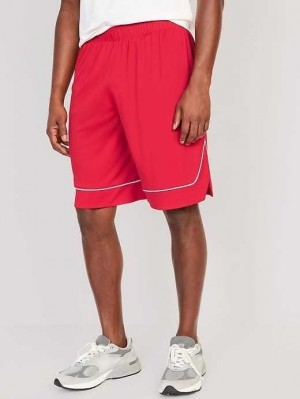 Pantalons Old Navy Go-Dry Mesh Basketball Shorts Homme Rouge | 912-DFGQVA