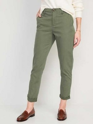Pantalons Old Navy High-Waisted OGC Chino Pants Femme Alpine Tundra | 094-RNMAGK