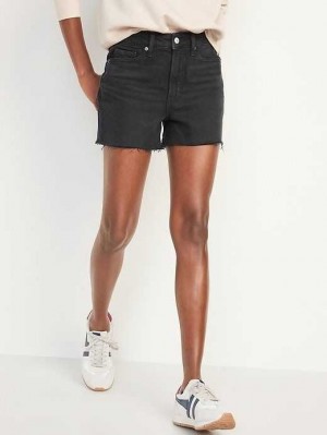 Pantalons Old Navy High-Waisted OG Droit Cut-Off Jean Shorts Femme Trinity | 260-VYURDP