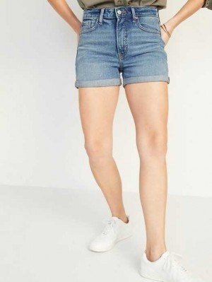 Pantalons Old Navy High-Waisted O.G. Droit Jean Shorts Femme Natalie | 093-YSAROT