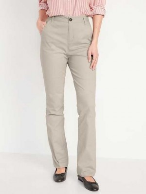 Pantalons Old Navy High-Waisted Wow Boot-Cut Pants Femme Rolled Oats | 435-UCFNVD
