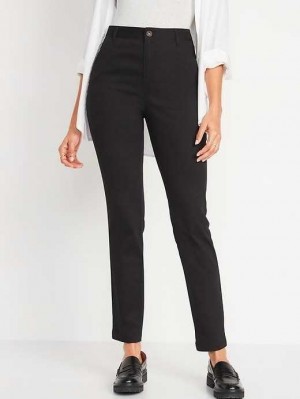 Pantalons Old Navy High-Waisted Wow Mince Pants Femme Noir | 761-MLXBTQ