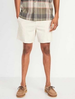 Pantalons Old Navy Hybride Tech Chino Shorts Homme Beige | 825-NJMUXY