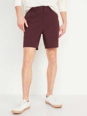 Pantalons Old Navy Hybride Tech Chino Shorts Homme Raisin Arizona | 617-ITACNK