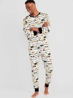 Pantalons Old Navy Matching Halloween One-Piece Pajamas Homme Mummy Treats | 135-ULSMOE