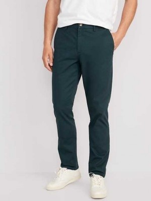 Pantalons Old Navy Slim Built-In Flex Rotation Chino Pants Homme Vert Foncé | 398-RPLGKX