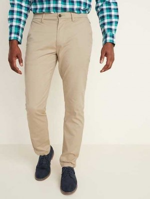Pantalons Old Navy Slim Built-In Flex Ultimate Tech Chino Pants Homme Kaki Clair | 024-TRINCV
