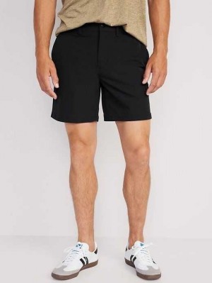Pantalons Old Navy StretchTech Nylon Chino Shorts Homme Noir | 734-JZTMQO