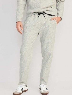 Pantalons Old Navy Textured Dynamic Fleece Tapered Sweatpants Homme Grise Clair | 591-JOEBAK