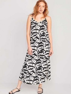 Peignoir Old Navy Tie-Back Maxi Slip Robe Femme Fierce Cats | 195-WOBICQ