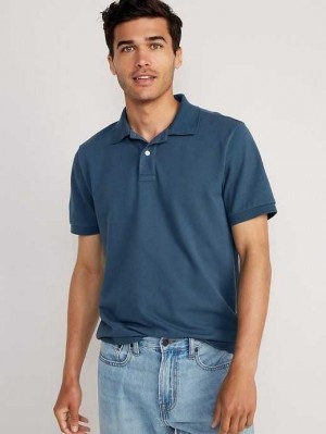 Polos Old Navy Uniform Pique Polo Homme Calm Night | 451-HFTNOR