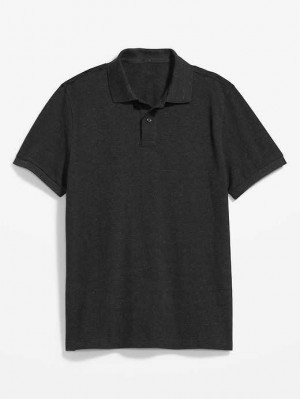 Polos Old Navy Uniform Pique Polo Homme Grise | 315-WENBZG