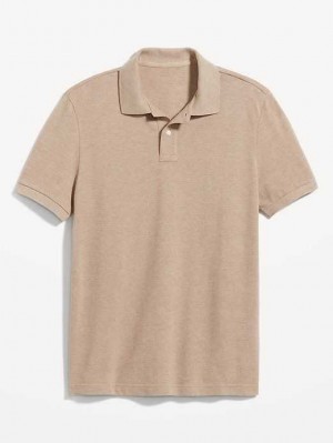 Polos Old Navy Uniform Pique Polo Homme Marron | 216-FNBKME