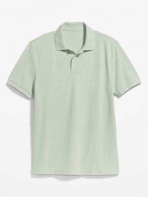 Polos Old Navy Uniform Pique Polo Homme Pale Glass | 894-OFVYTR