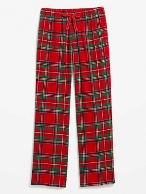 Pyjamas Old Navy Flannel Pajama Pants Femme Rouge | 631-XKBJCY