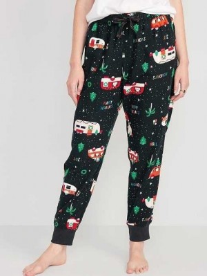 Pyjamas Old Navy Matching Flannel Jogger Pajama Pants Femme Holiday Campers | 782-AVJLSH