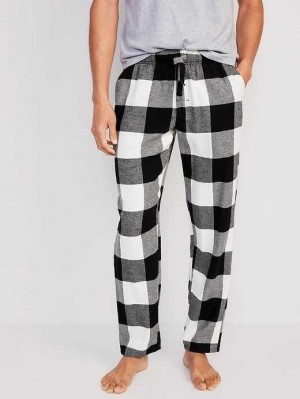 Pyjamas Old Navy Matching Flannel Pajama Pants Homme Noir | 415-LPDOYQ