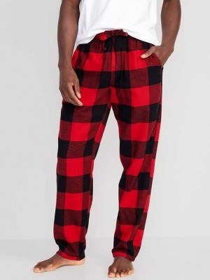 Pyjamas Old Navy Matching Flannel Pajama Pants Homme Rouge | 302-VBZPML