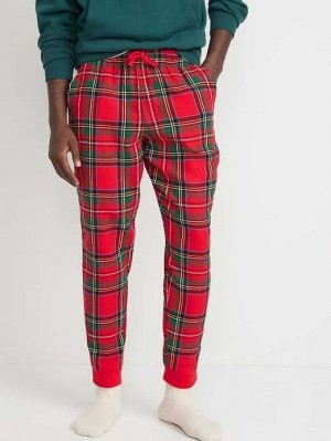 Pyjamas Old Navy Matching Plaid Flannel Jogger Pajama Pants Homme Rouge | 927-CKLIAQ