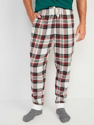 Pyjamas Old Navy Matching Plaid Flannel Jogger Pajama Pants Homme Blanche | 092-HMWOFD
