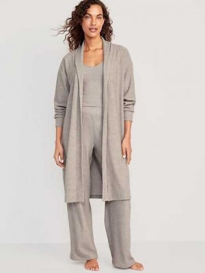 Pyjamas Old Navy Oversized Pull-Knit Robe Femme Marron | 932-FDZWLT