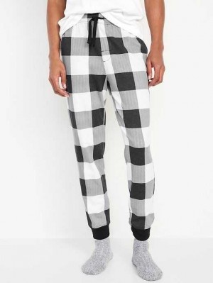 Pyjamas Old Navy Waffle-Knit Jogger Pajama Pants Homme Noir | 380-KAIOYF
